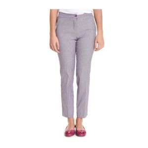 Etro classic blue stripe crop pants US Sz 6 Sz 42